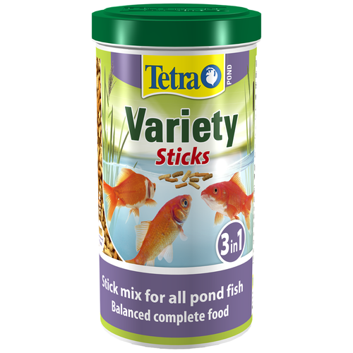 Сухой корм  для  рыб Tetra Pond Variety Sticks, 1 л, 220 г фото, описание