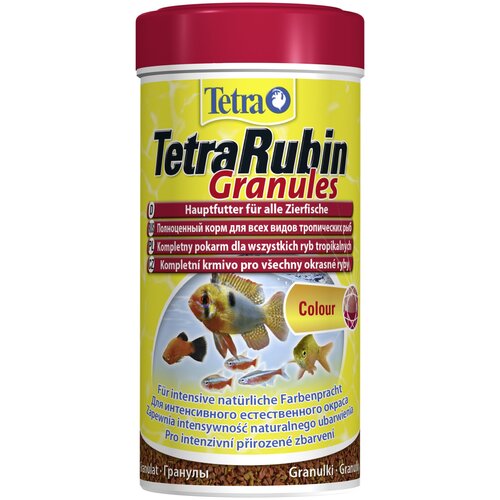 Сухой корм  для  рыб, ракообразных Tetra TetraRubin Granules, 250 мл, 100 г фото, описание