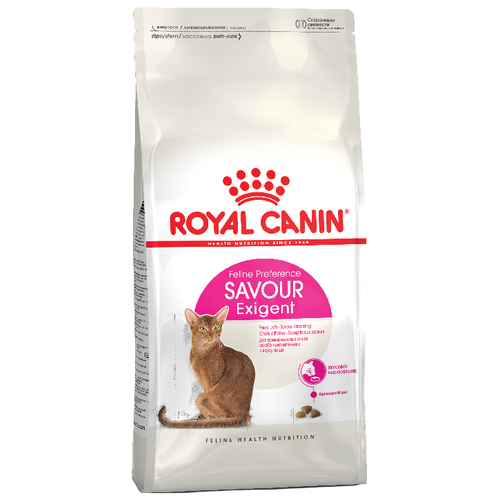 Сухой корм для кошек Royal Canin Savour Exigent, для привередливых 2 уп. х 2 шт. х 400 г (кусочки в соусе) фото, описание