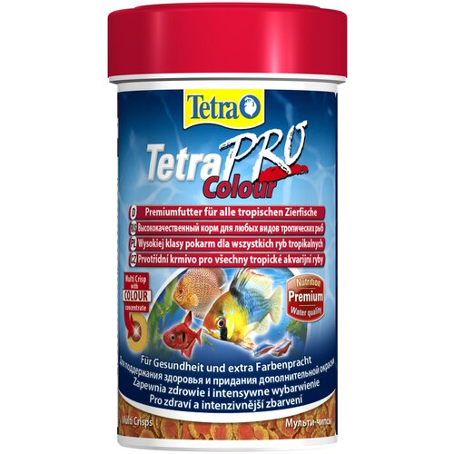 Сухой корм  для  рыб, ракообразных Tetra TetraPro Colour, 100 мл, 20 г фото, описание