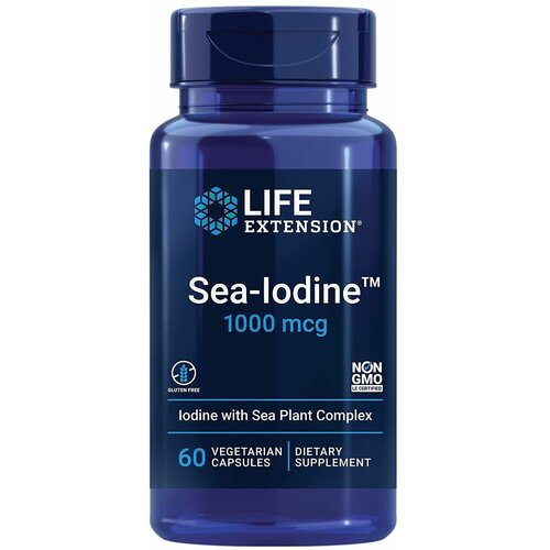 Sea-Iodine™ 1000 mcg, 60 vegetarian capsules фото, описание