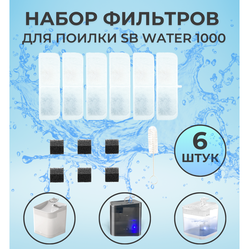 Фильтр для автоматической поилки SB Water 1000 (4000), сменный фильтр для поилки фонтан фото, описание