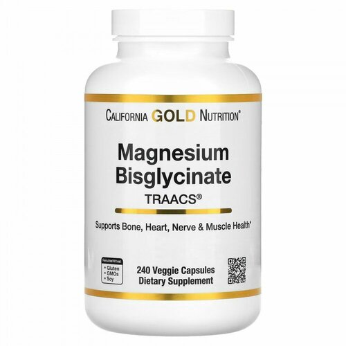 California Gold Nutrition Magnesium Bisglycinate капс. фото, описание