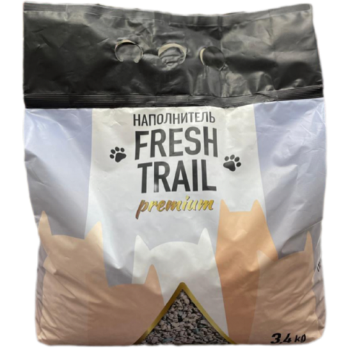 FRESH TRAIL PREMIUM наполнитель для кошачьего туалета (аналог Fresh Step) 3.4 кг фото, описание