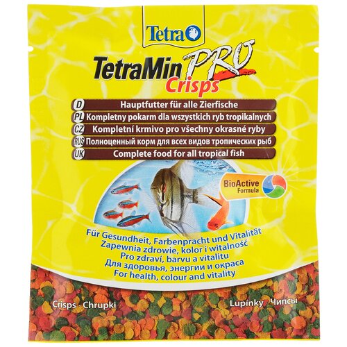 Сухой корм  для  рыб, ракообразных Tetra TetraMin Crisps, 20 мл, 12 г фото, описание