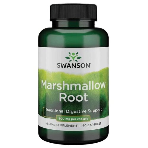 Swanson Marshmallow Root (Корень алтея) 500 мг 90 капсул фото, описание