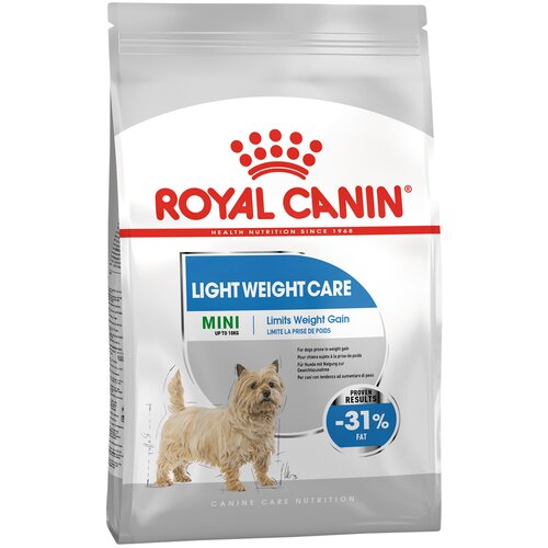 Сухой корм для собак Royal Canin Mini Light Weight Care, при склонности к избыточному весу 1 уп. х 1 шт. х 3000 г фото, описание