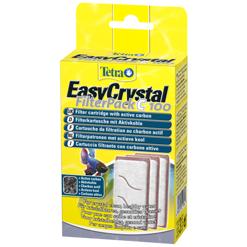 Аксессуар Tetra картриджи EasyCrystal Filterpack C 100 6800 мл 3 белый фото, описание