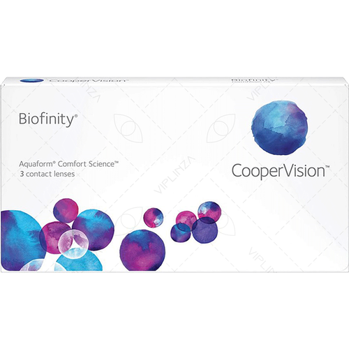 Контактные линзы CooperVision Biofinity, 3 шт., R 8,6, D +2,75, прозрачный, 1 уп. фото, описание