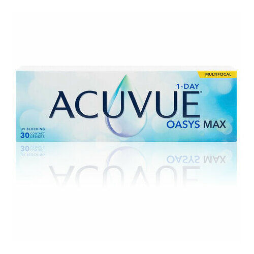 Контактные линзы ACUVUE Oasys Max 1-day Multifocal, 30 шт., R 8,4, D -2,5, ADD: низкая, 1 уп. фото, описание