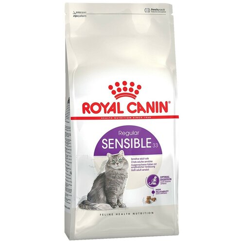 Royal Canin Сухой корм RC Sensible для кошек с чувствительным ЖКТ, 15 кг фото, описание