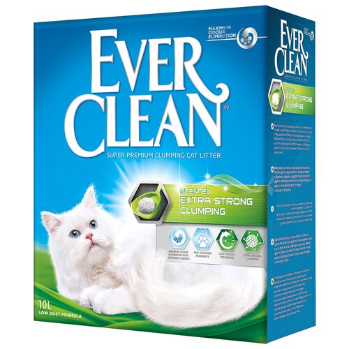 Комкующийся наполнитель Ever Clean Extra Strong Scented, 10л, 1 шт. фото, описание