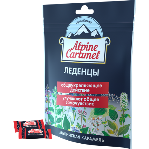 Alpine Caramel Альпийская Карамель леденцы, 75 г фото, описание