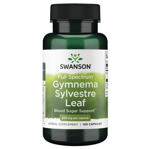 Swanson Gymnema Sylvestre Leaf 400 mg Full Spectrum (лист гимнемы обыкновенной 400 мг) 100 капсул (Swanson) фото, описание