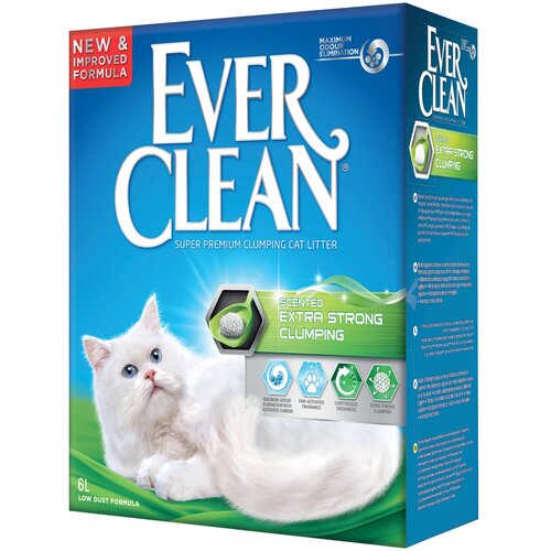 Комкующийся наполнитель Ever Clean Extra Strength Scented, 6л, 1 шт. фото, описание