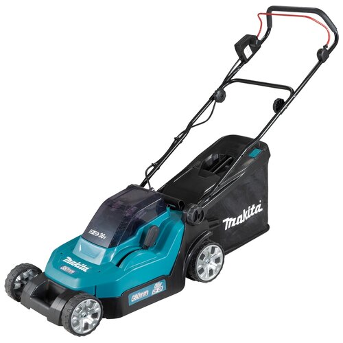 Электрическая газонокосилка Makita DLM382CM2, 900 Вт, 38 см, черный фото, описание