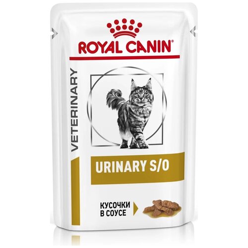 корм для кошек Royal Canin Urinary S/O, для лечения МКБ, с курицей 85 г (паштет) фото, описание