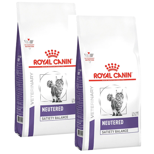 Сухой корм для стерилизованных кошек и кастрированных котов Royal Canin Satiety Balance 2 уп. х 2 шт. х 8000 г фото, описание