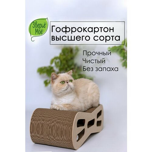 Когтеточка-лежанка картон 