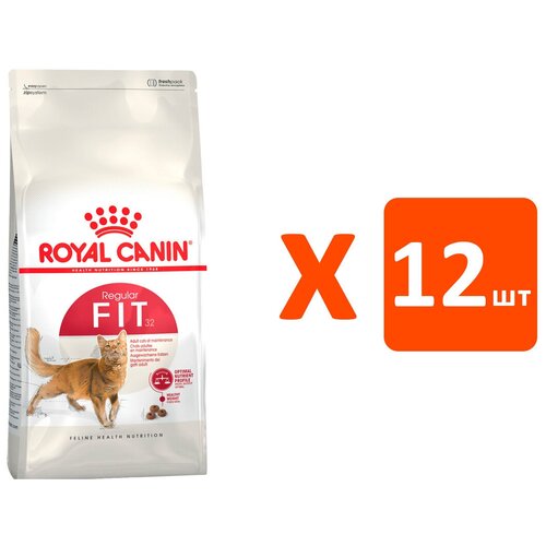 ROYAL CANIN FIT 32 для активных взрослых кошек (0,4 кг х 12 шт) фото, описание