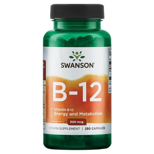 фото Vitamin B-12, 500 мкг, 100 г, 250 шт., купить онлайн за 1080 рубл.