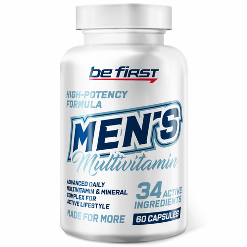 Мужские мультивитамины Be First Men`s Multivitamin 60 капсул (07233) фото, описание