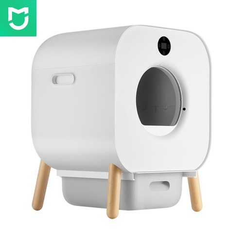 Умный автоматический кошачий туалет Xiaomi Mijia Xiaowan Intelligent Automatic Cat Toilet (XMLB01MG) CN фото, описание