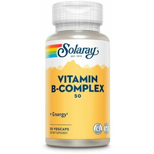 Vitamin B-Complex 50 mg, 50 VegCaps фото, описание