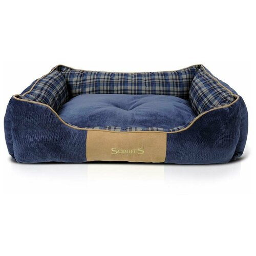 Лежак для собак и кошек Scruffs Highland Box Bed 50х40х13 см 50 см 40 см blue 13 см фото, описание