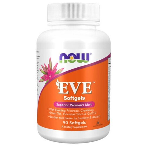 NOW Eve Superior Women's Multi Vitamin, 90 гел. капсул фото, описание