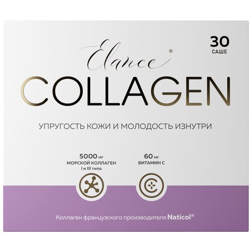 Elance Collagen пор., 158 г, 30 шт., яблоко фото, описание