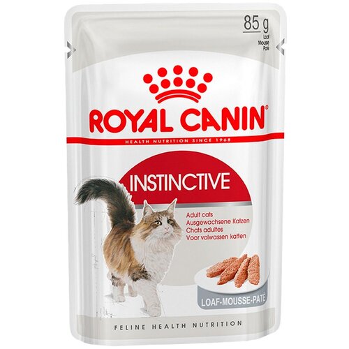 Влажный корм для кошек Royal Canin Instinctive, мясное ассорти 85 г (суфле) фото, описание