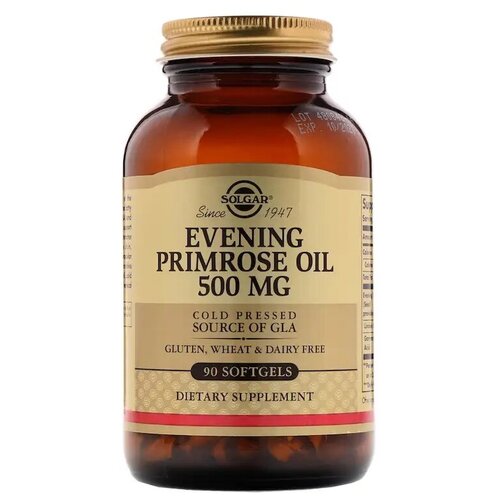 фото Solgar Evening Primrose Oil капс., 500 мг, 90 шт., купить онлайн за 1948 рубл.