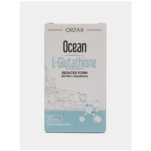 Глутатион, Orzax Ocean l-glutathione 250, 30 таблеток фото, описание