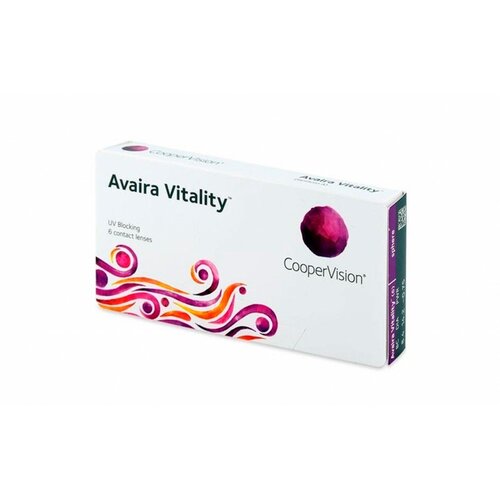 Контактные линзы CooperVision Avaira Vitality toric., R 8,5, D +1, CYL: -0,75, AХ: 90, бесцветный, 1 уп. фото, описание