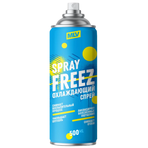 MLV Freez Охлаждающий спрей, 500 мл, 650 г фото, описание