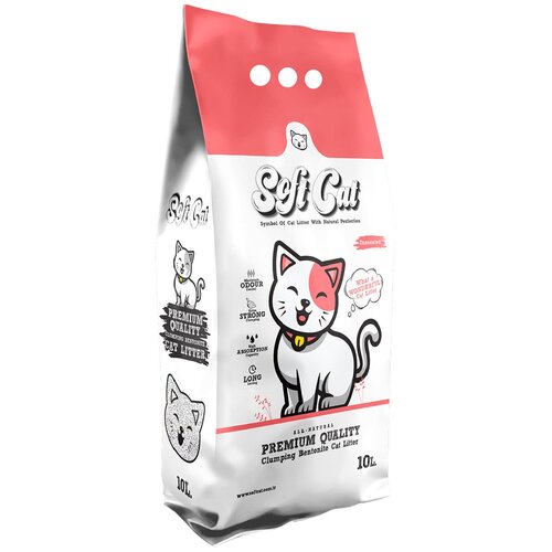 ​​​​​​Наполнитель для кошек Soft Cat, комкующийся без запаха 10 л фото, описание