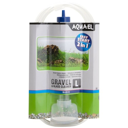 Очиститель грунта AQUAEL GRAVEL & GLASS CLEANER L фото, описание