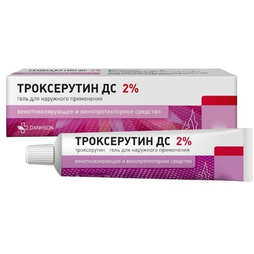 Троксерутин ДС гель д/нар. прим., 2%, 30 г фото, описание