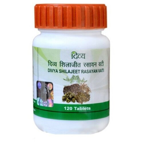 Шиладжит Расаяна Дивья (Shilajeet Rasayan Divya) 60, 120 табл. (Объём: 120 таблеток) фото, описание