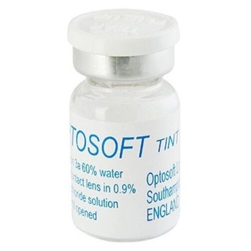 Контактные линзы Optosoft Tint, 1 шт., R 8,6, D -2, blue, 1 уп. фото, описание