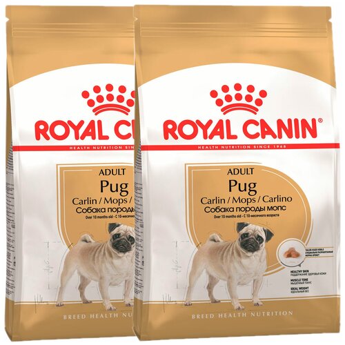 ROYAL CANIN PUG ADULT для взрослых собак мопс (0,5 кг + 0,5 кг) фото, описание