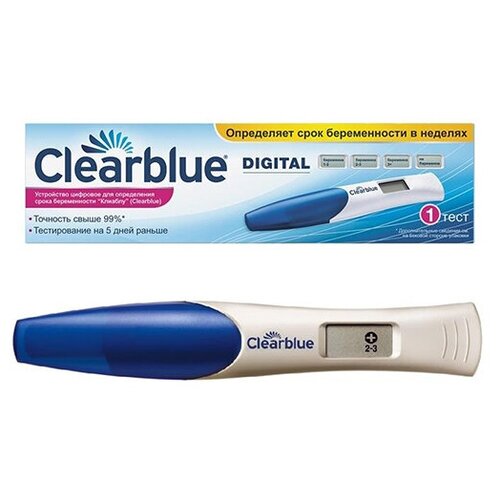 Тест для определения беременности Clearblue цифровой N1 фото, описание