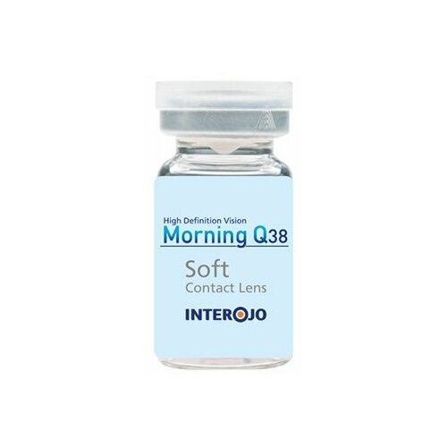 Контактные линзы Interojo Morning Q38 vial, 1 шт., R 8,6, D -5 фото, описание