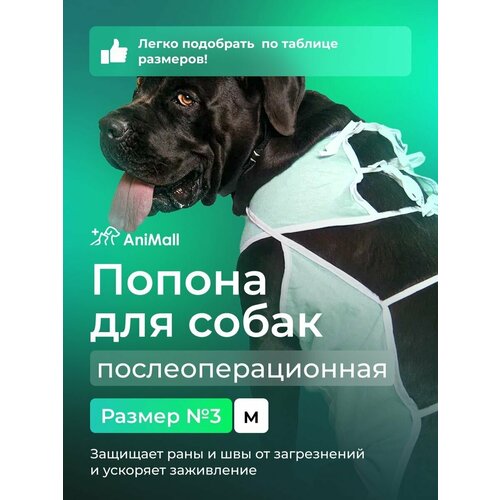 Попона для собак послеоперационная №3 AniMall фото, описание