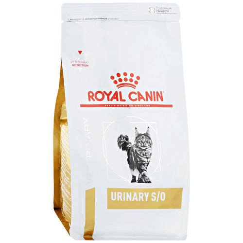 Корм сухой Royal Canin Urinary S/O для взрослых кошек, способствующий растворению струвитных мочевых камней 0,35 кг фото, описание