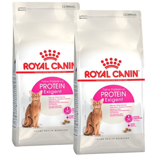 ROYAL CANIN PROTEIN EXIGENT для привередливых взрослых кошек (0,4 + 0,4 кг) фото, описание