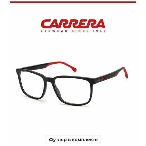 Мужская оправа для очков Carrera CARRERA 8871 003, цвет: черный, прямоугольные, ацетат фото, описание