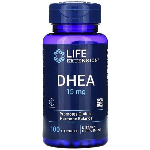 фото LIFE Extension DHEA 15 mg, 100 капс., купить онлайн за 1460 рубл.