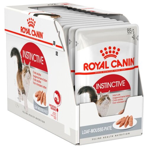 Влажный корм для кошек Royal Canin Instinctive, мясное ассорти 12 шт. х 85 г (суфле) фото, описание